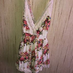 A low cut romper